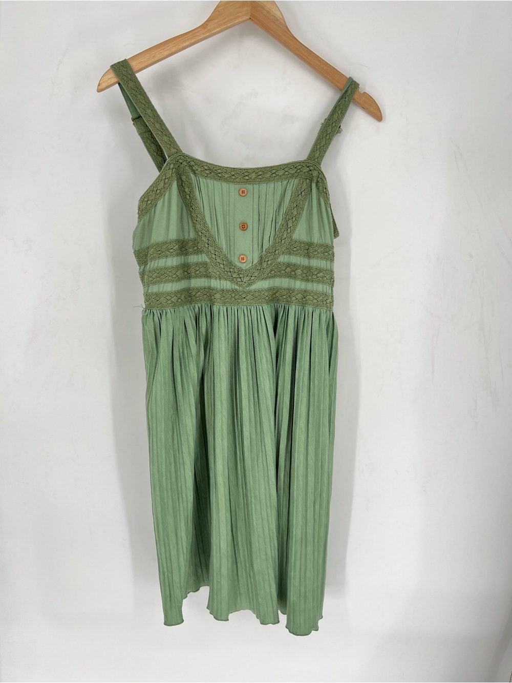 Matilda Jane Dresses w/ Joanna Gaines Green Grass Roots Sundress Cotton Medium - Picture 3 of 11